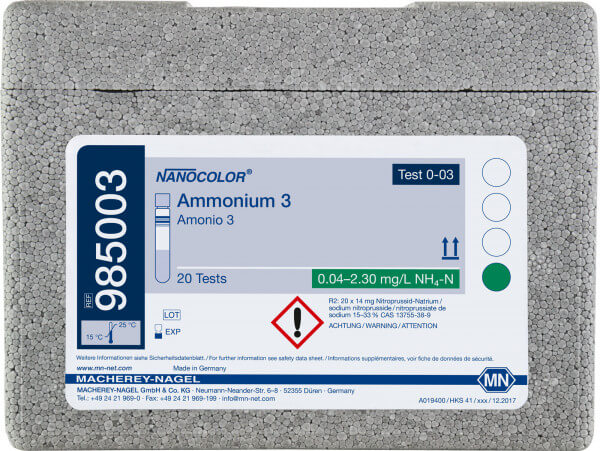 985003 NANOCOLOR Ammonium 3