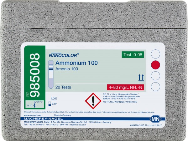 985008 NANOCOLOR Ammonium 100