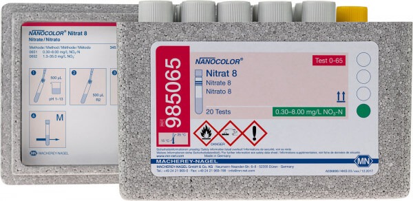 985065 NANOCOLOR Nitrate 8 pictogram instructions