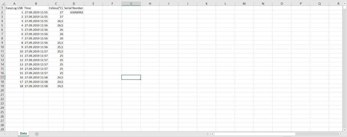 Excel tabell