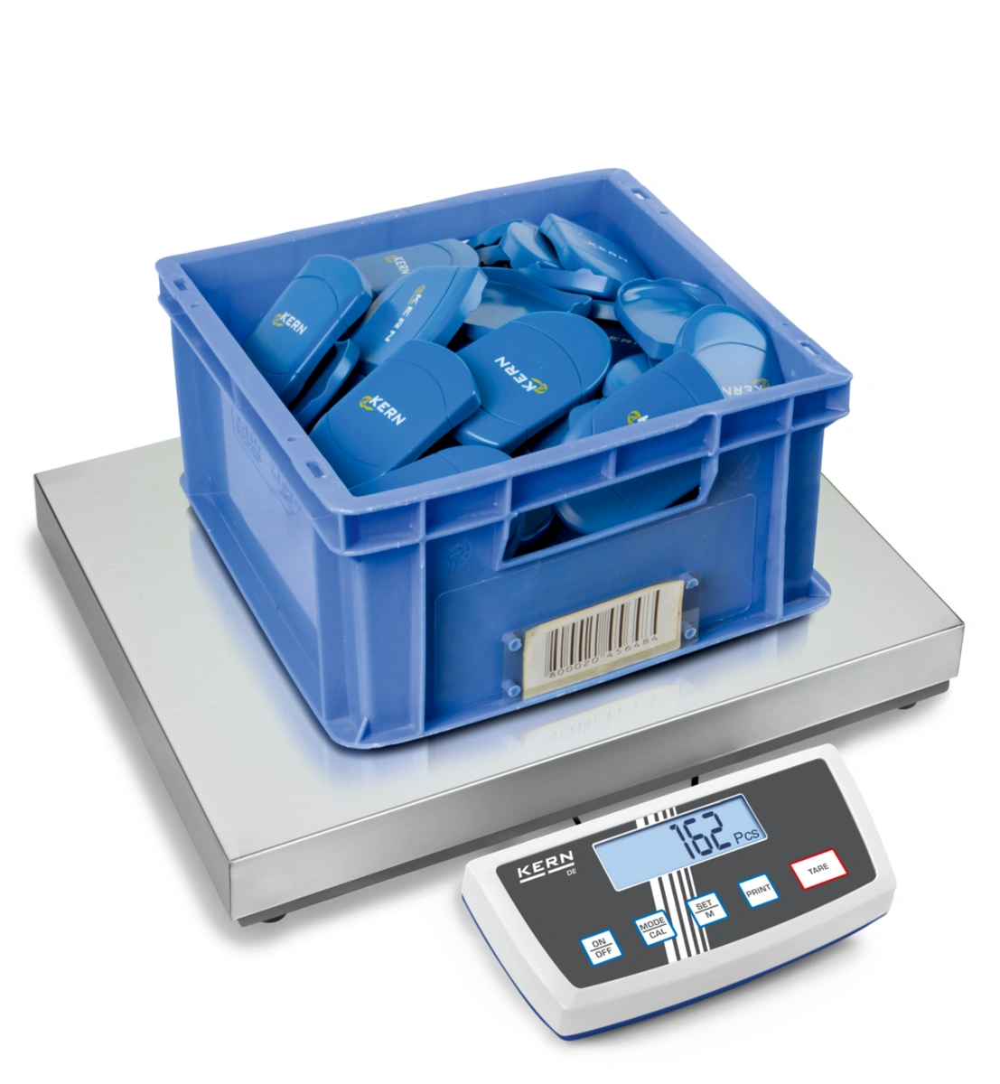 Kern DE plattformvekt i bruk med tellefunksjon Kern DE plattformvekt i bruk med tellefunksjon