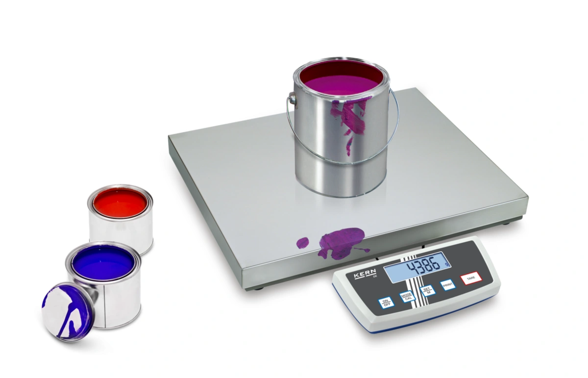 Kern DE plattformvekt i bruk Kern DE plattformvekt i bruk