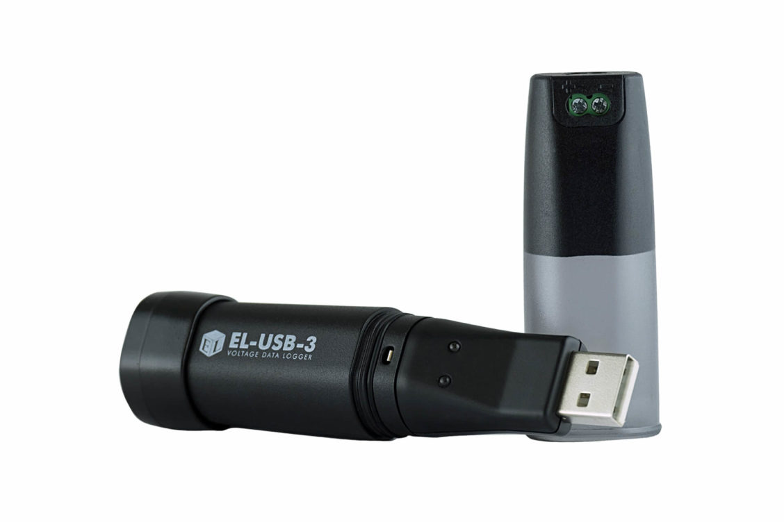 EL-USB-3 datalogger for spenning med hette