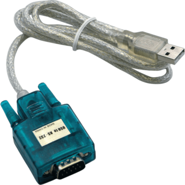 RS-232 kabel han til USB tilkobling