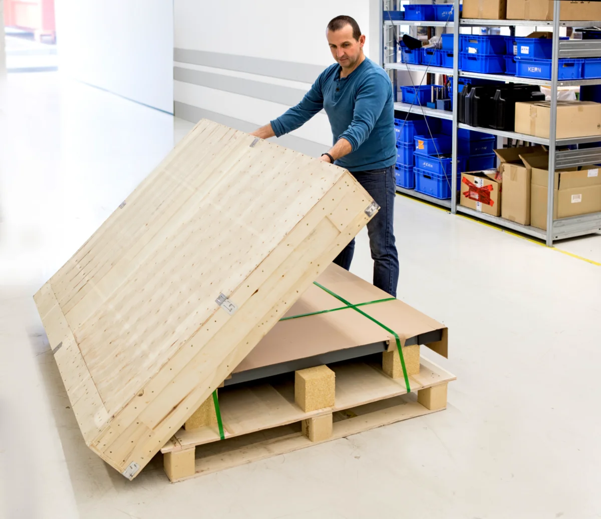 Kern BIC gulvvekt ved levering Kern BIC gulvvekt ved levering