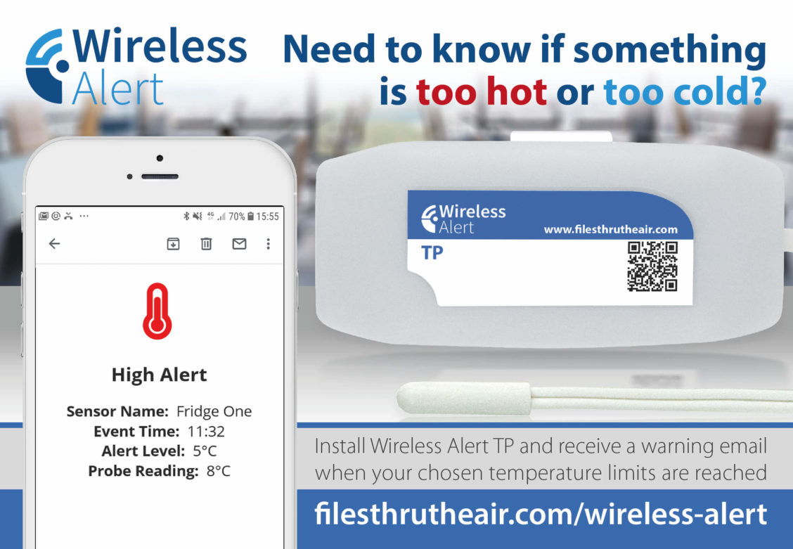 Wireless Alert TP trådløs sensor med app