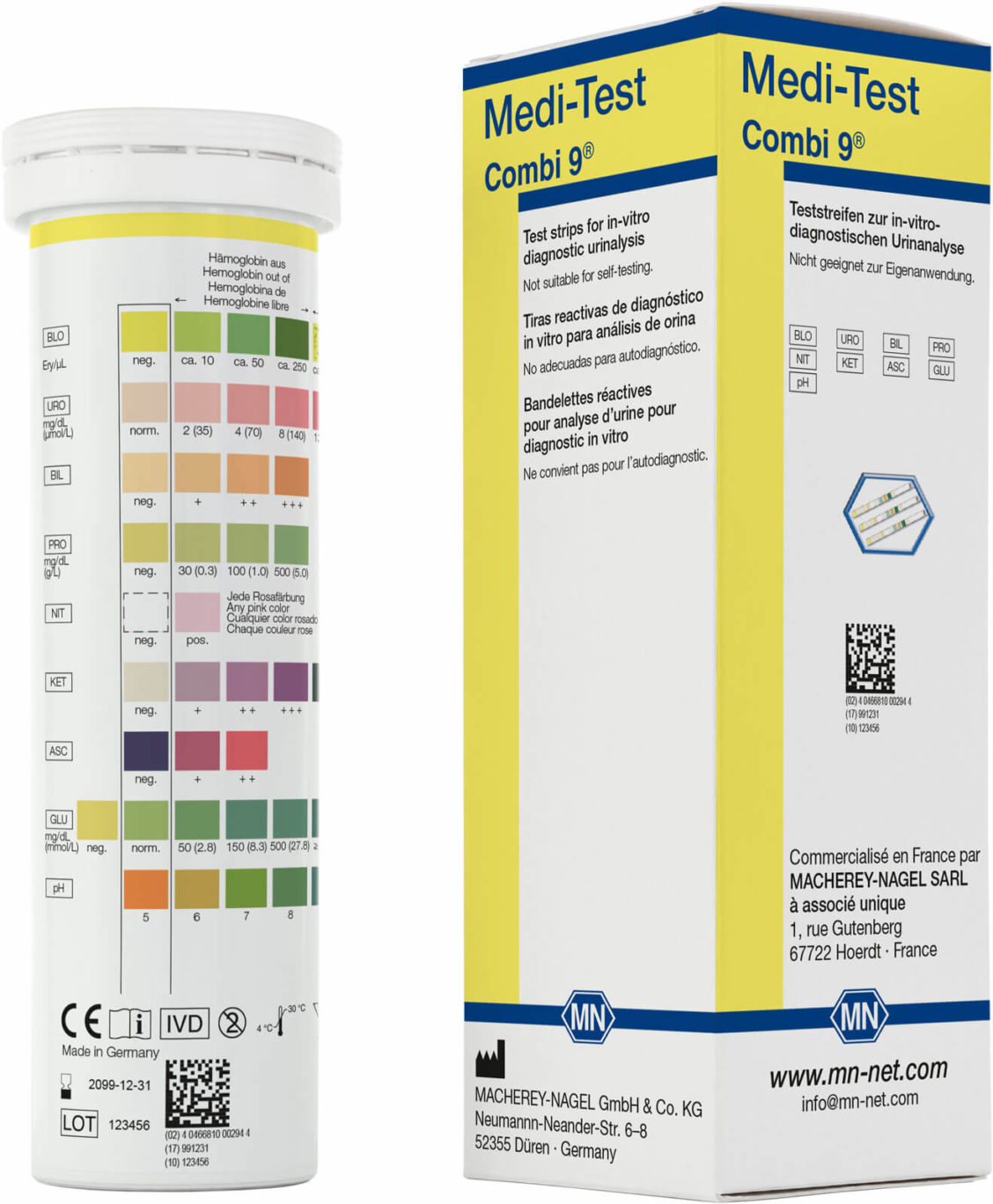 M&N 93023 Medi-Test kombi 9 - 100 tester