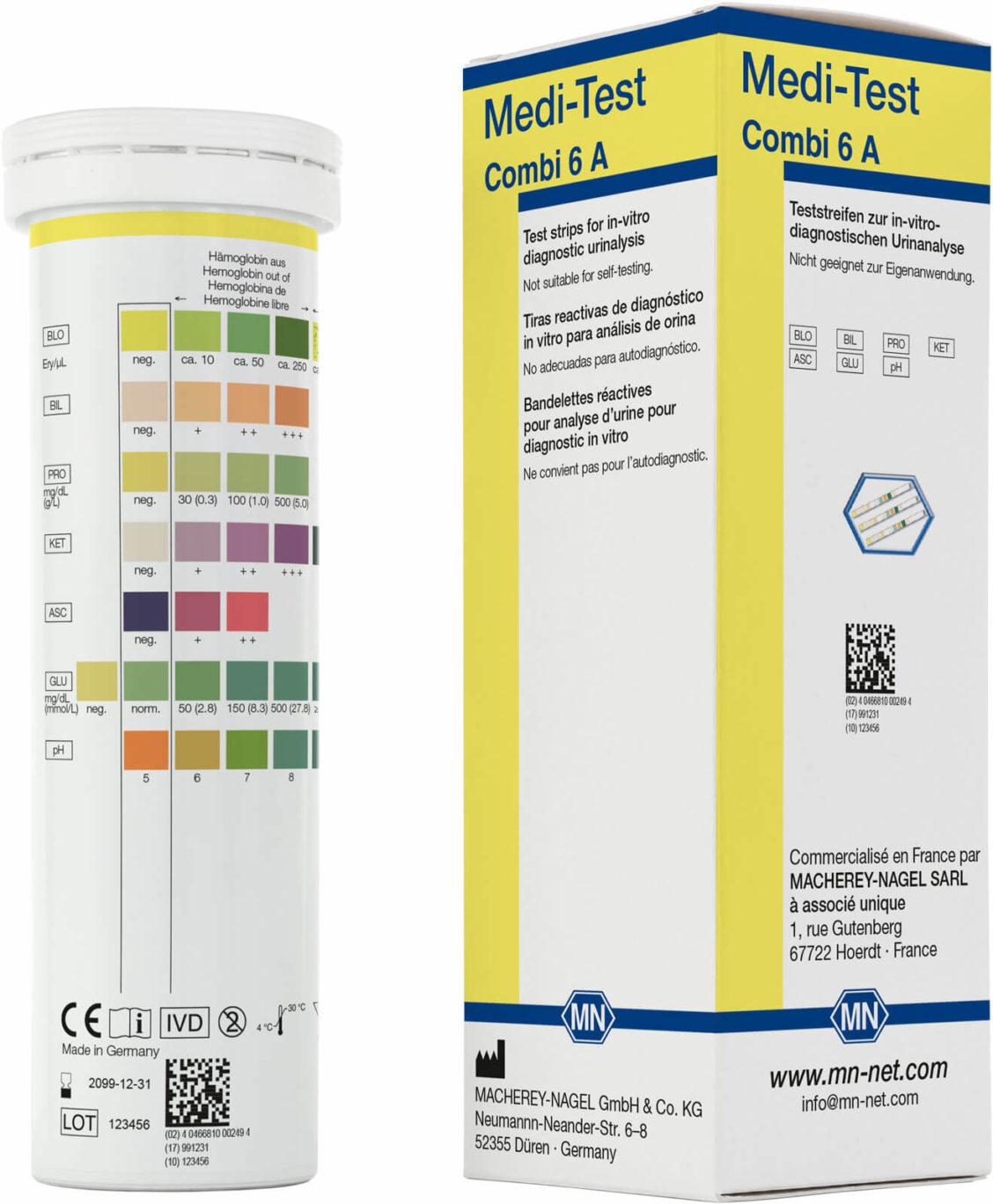 M&N 93034 Medi-Test kombi 6 A - 100 tester