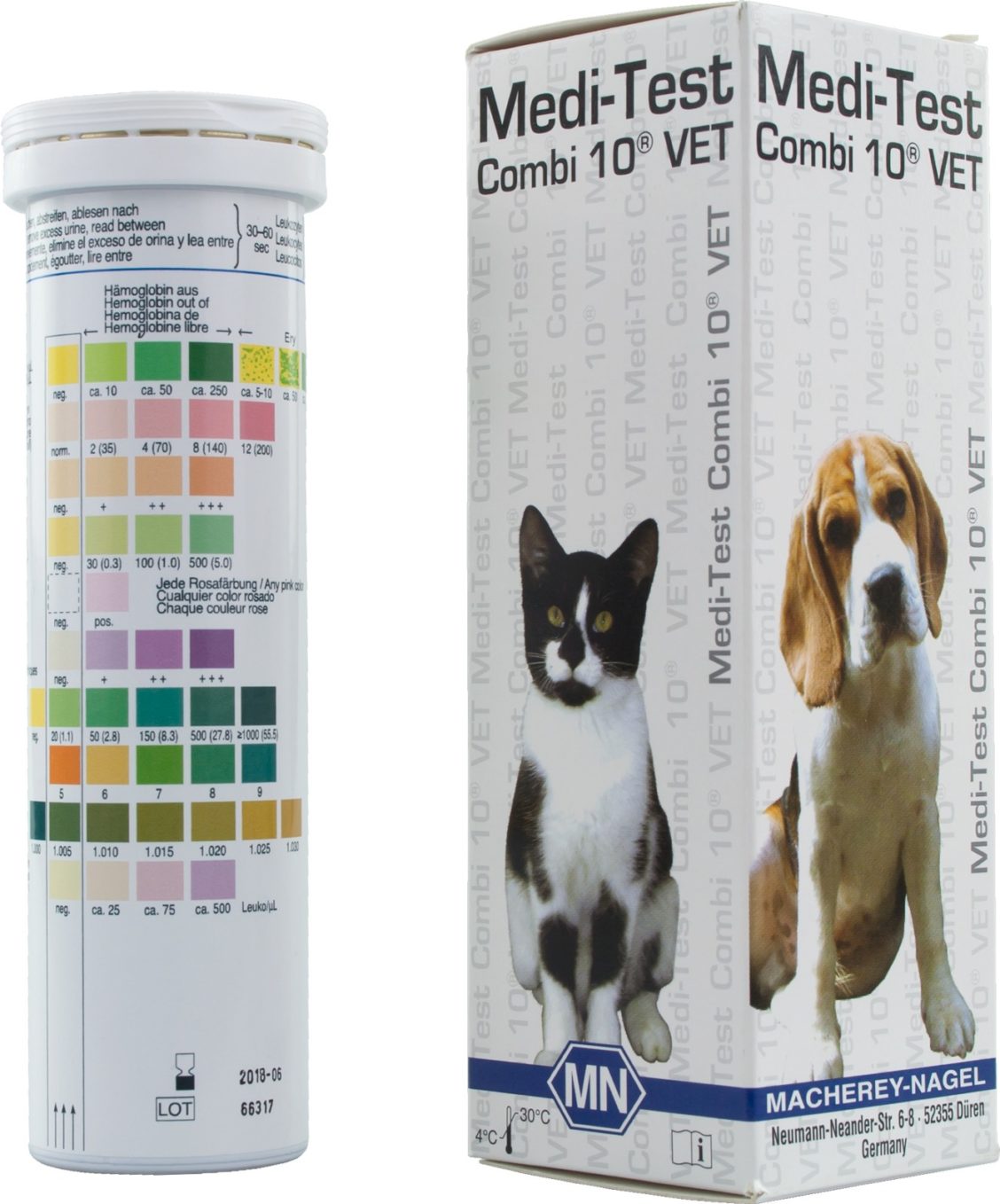 M&N 930870 Medi-Test kombi 10 veterinær