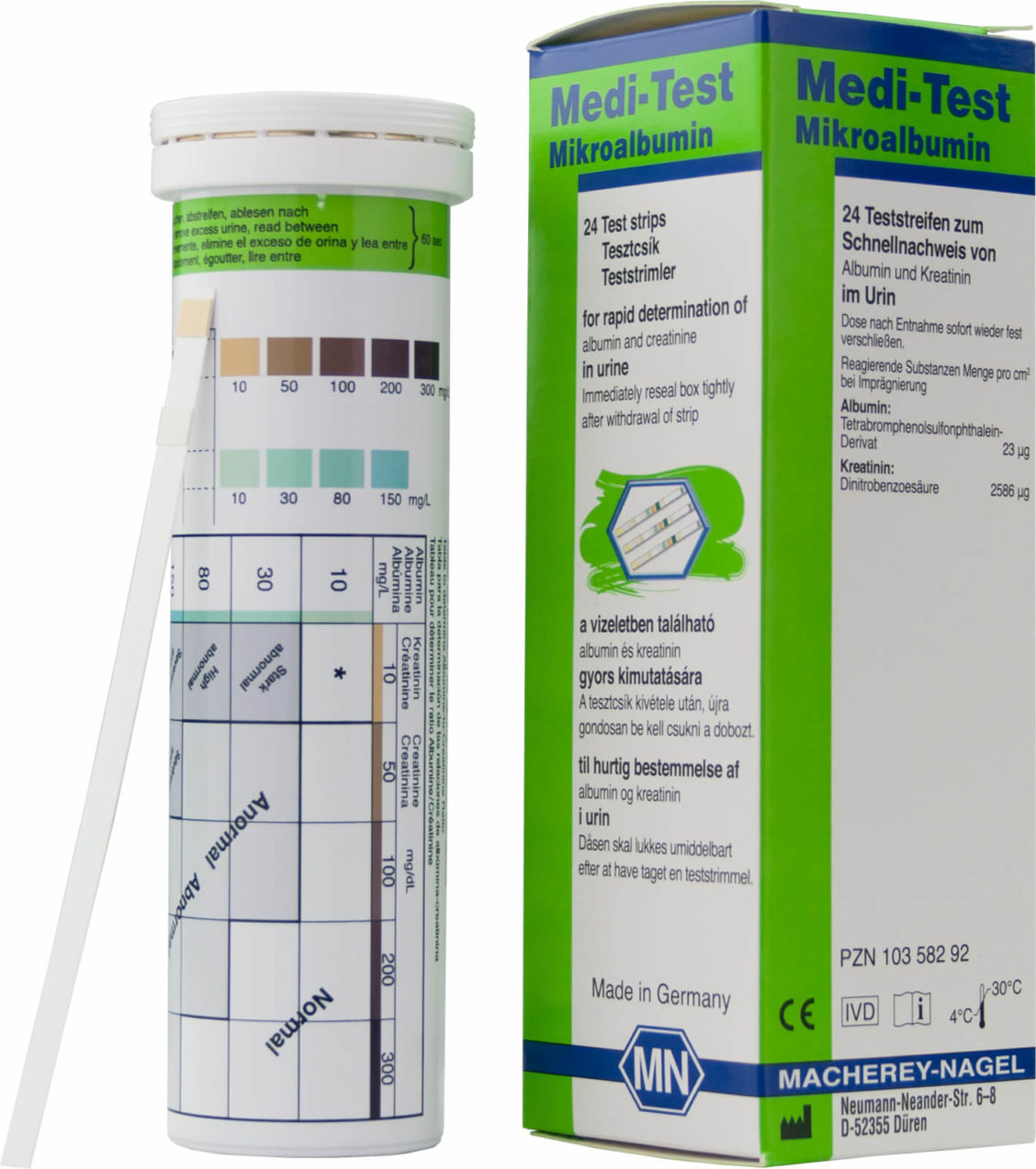 M&N 930874 Medi-Test Mikroalbumin 24 stk