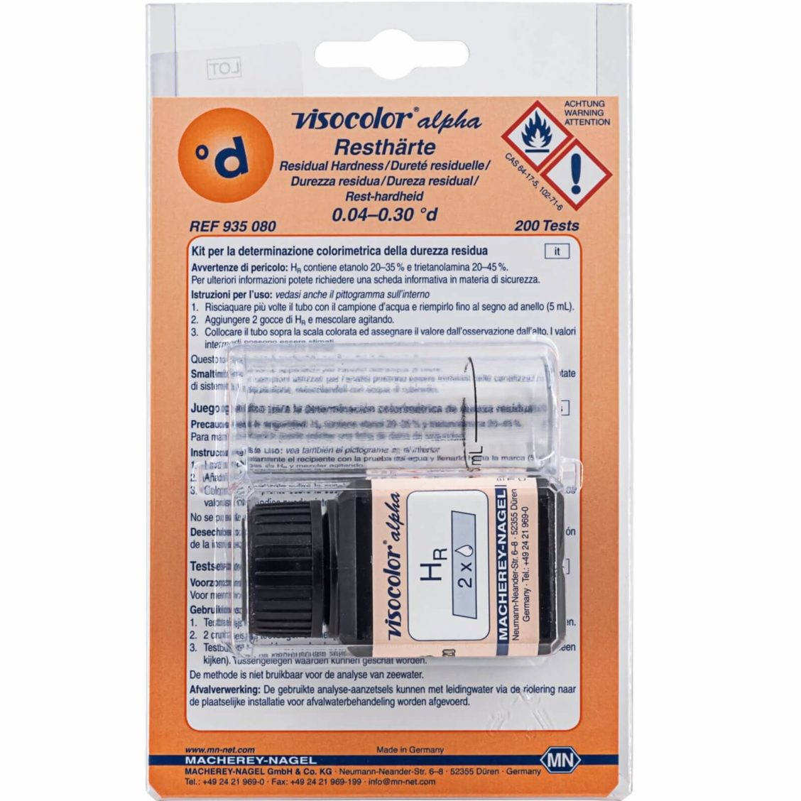 935080 VISOCOLOR Alpha residual hardness