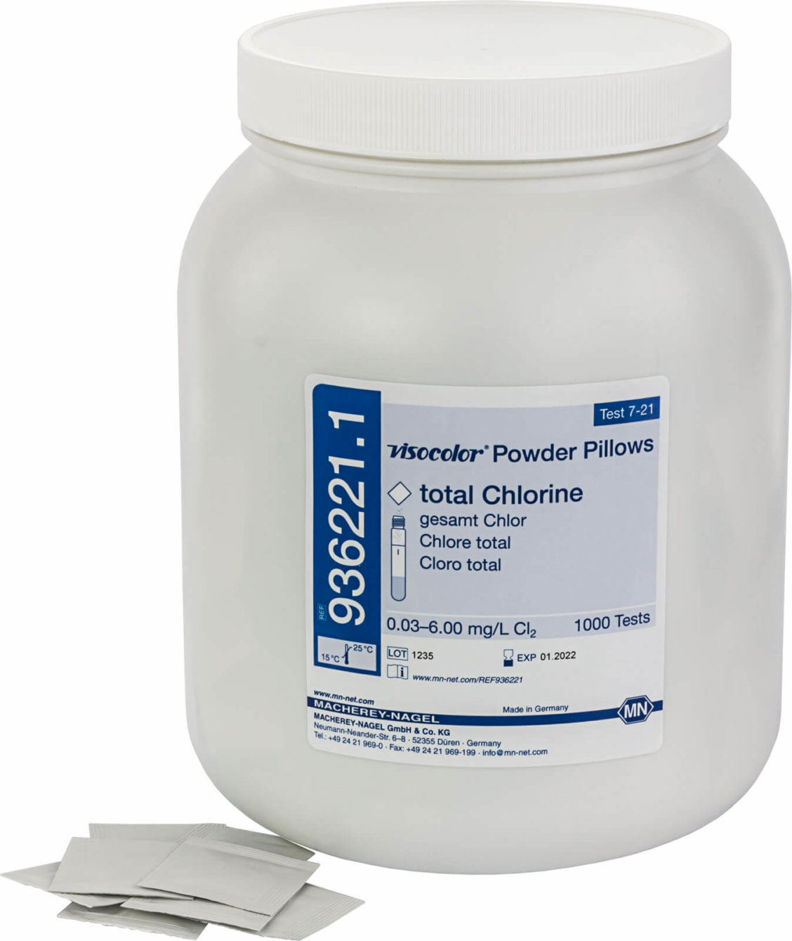 MN 936221.1 VISOCOLOR PowderPillows total klor