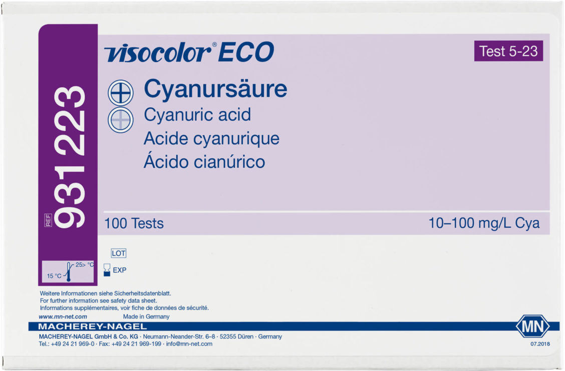 MN 931223 VISOCOLOR ECO Cyanursyre, 100 stk_pk, refill