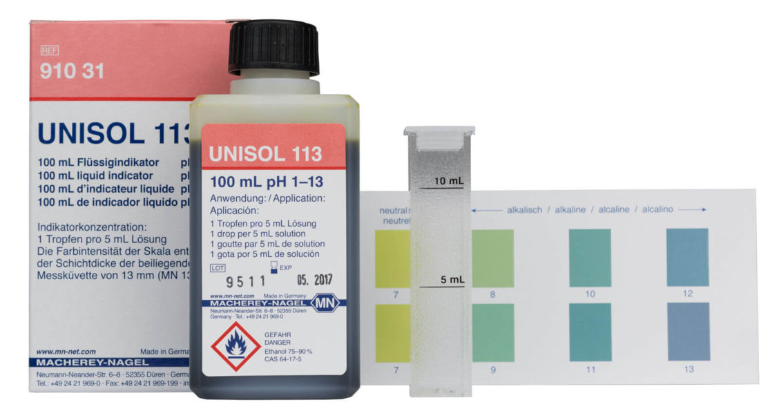 MN 91031 pH-indikator UNISOL 113