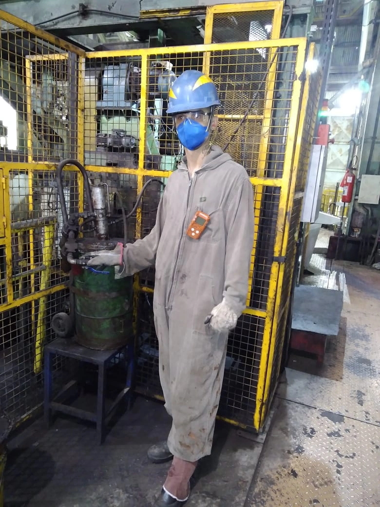 Senko MGT gassmåler i bruk Senko MGT gassmåler i bruk