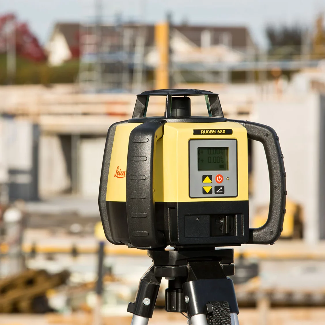 Leica Rugby 680 fallaser i bruk