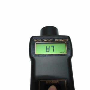 Lutron DT-2236B Tachometer turteller turtallsmåler stroboskop resultat