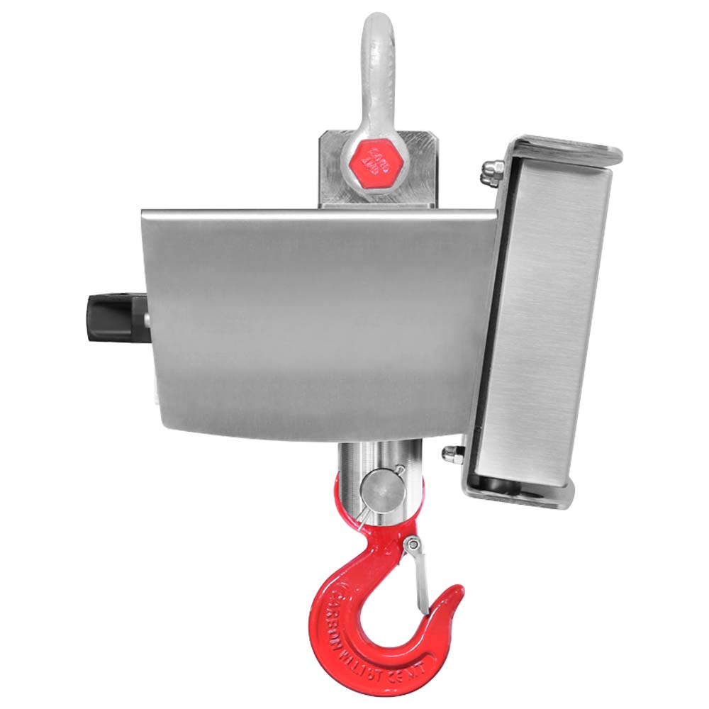 Dini Argeo MCW profesjonell kranvekt i rustfritt stål fra siden Dini Argeo MCW profesjonell kranvekt i rustfritt stål fra siden