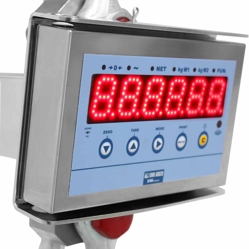 Dini Argeo MCW09T3-1 kranvekt med 3 tonns veiekapasitet display Dini Argeo MCW09T3-1 kranvekt med 3 tonns veiekapasitet display