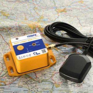 MSR 175 plus transportdatalogger med GPS og støtmåling med kart