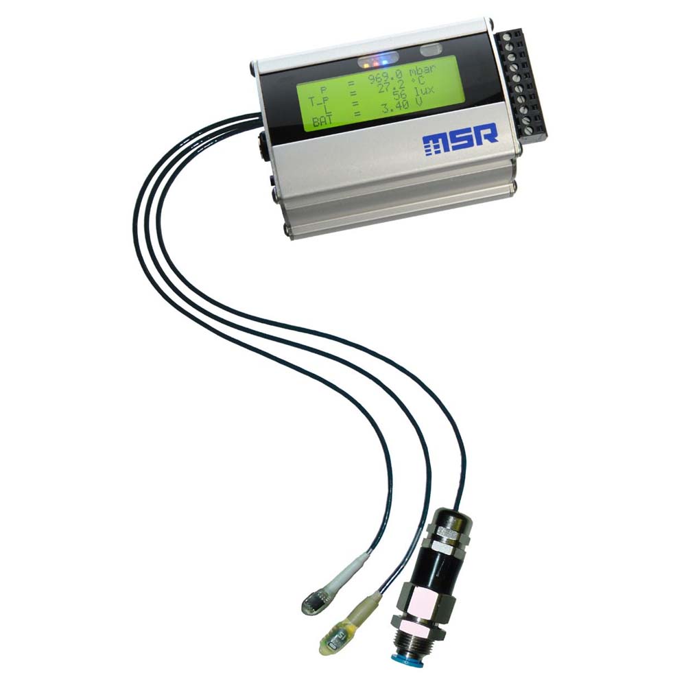 MSR 255 multifunksjonell datalogger med display eksempel tilkoblinger MSR 255 multifunksjonell datalogger med display eksempel tilkoblinger