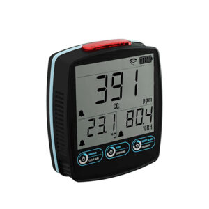 Lascar EL-IOT-CO2 trådløs CO2-logger fra venstre