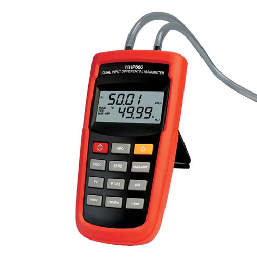 Omega HHP886 digital differansetrykkmåler med datalogging Omega HHP886 digital differansetrykkmåler med datalogging