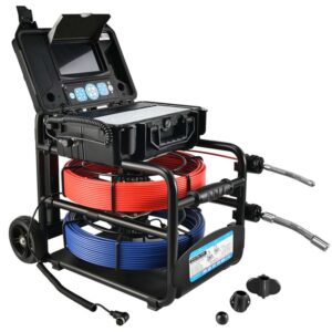 TvbTech 3499F-Dual inspeksjonskamera med 20-40m kabel, Ø23mm og Ø14mm hode