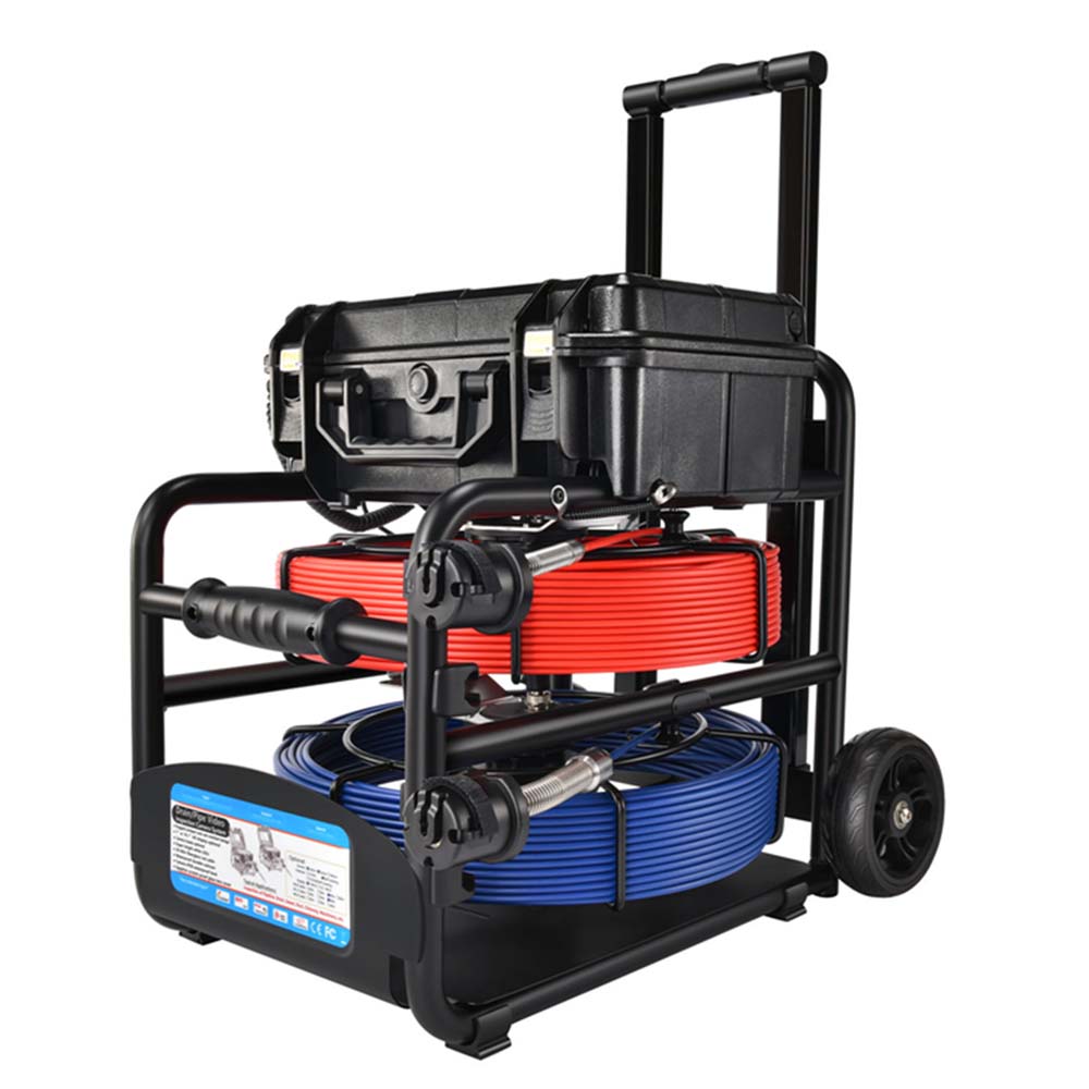 TvbTech 3499F-Dual inspeksjonskamera med 20-40m kabel, Ø23mm og Ø14mm hode lukekt TvbTech 3499F-Dual inspeksjonskamera med 20-40m kabel, Ø23mm og Ø14mm hode lukekt