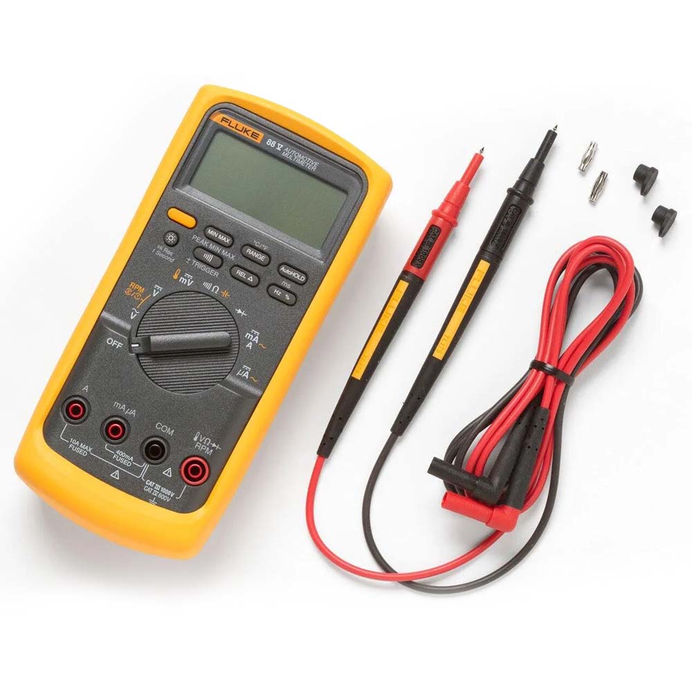 Fluke 88V:A Multimeterpakke for bil innhold Fluke 88V:A Multimeterpakke for bil innhold